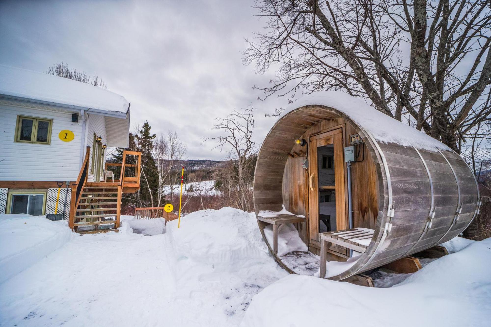 Chalets Les Chanterelles De Forillon L'Anse-au-Griffon المظهر الخارجي الصورة